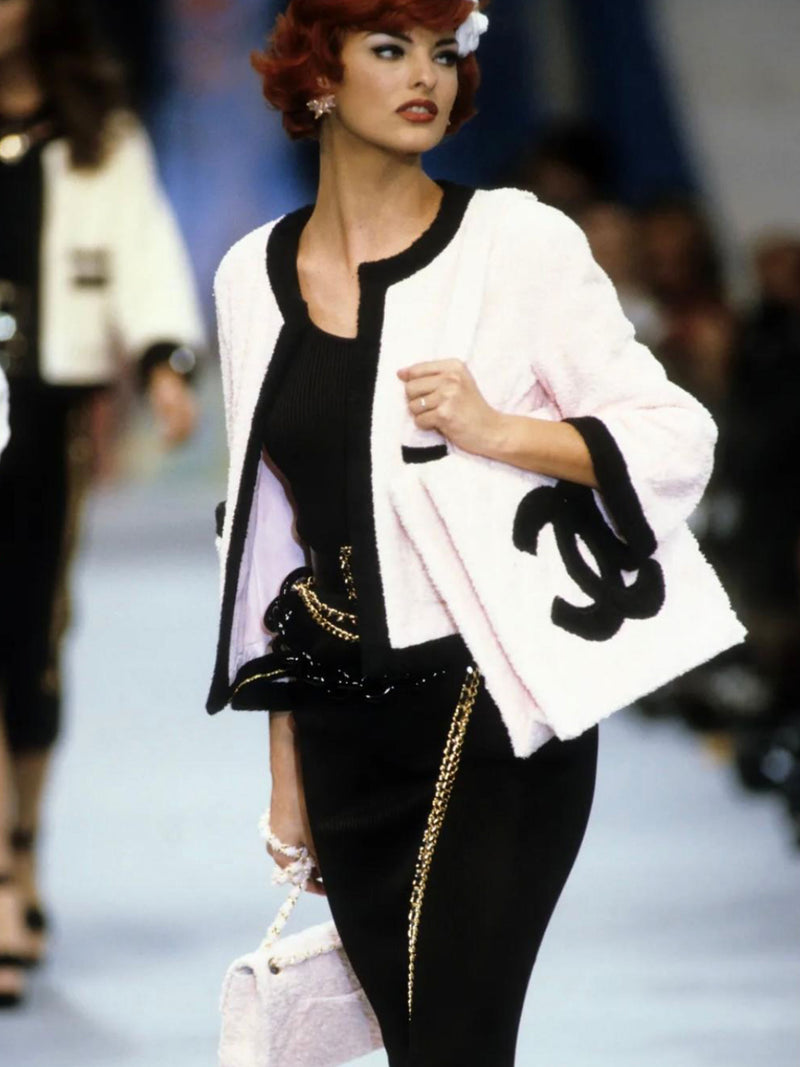 Karl Lagerfeld 1990s French Terry Skirt Suit