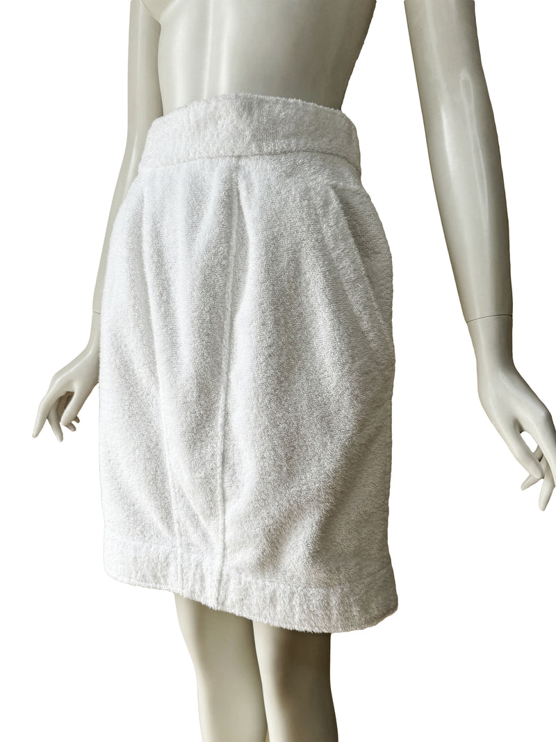 Karl Lagerfeld 1990s French Terry Skirt Suit