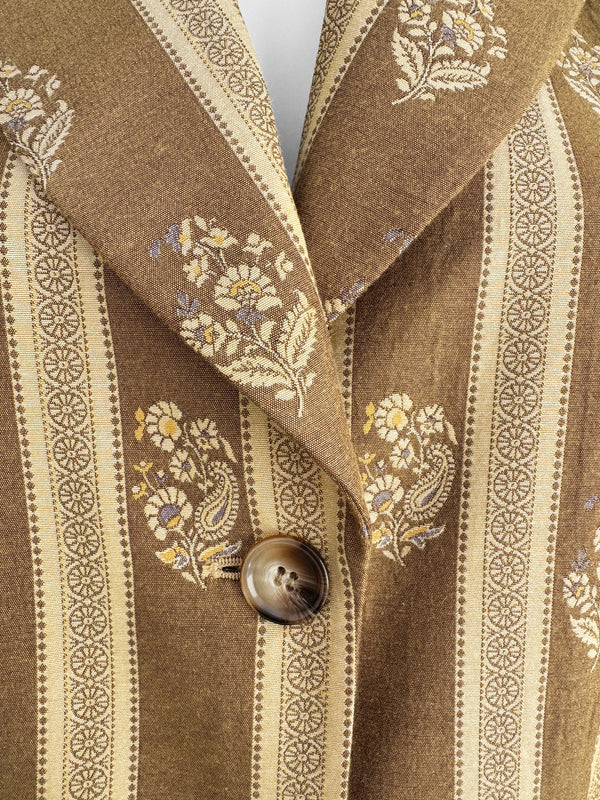 Laura Ashley 1990s Floret Brocade Duster