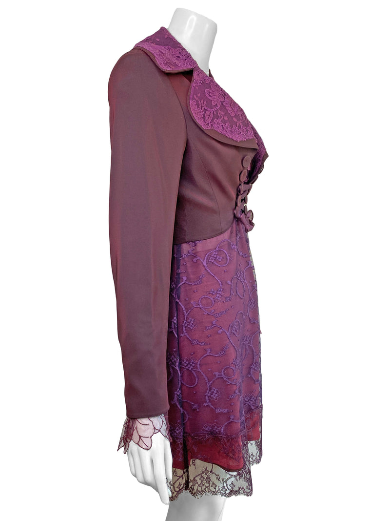 Lolita Lempicka A/W 1997 Lace Trimmed Jacket