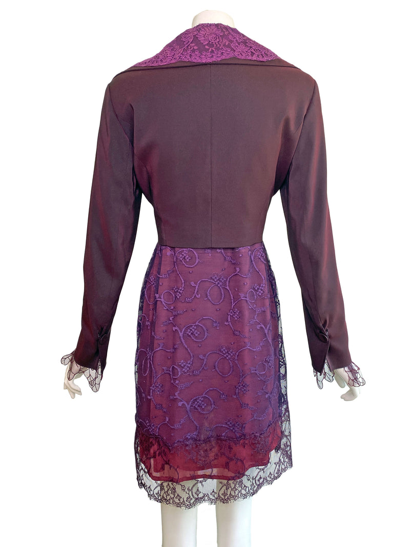 Lolita Lempicka A/W 1997 Lace Trimmed Jacket