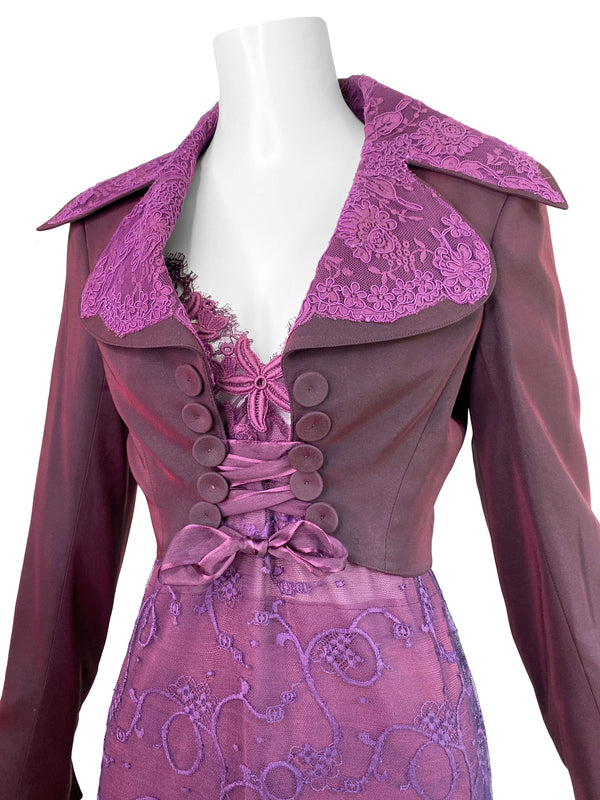 Lolita Lempicka A/W 1997 Lace Trimmed Jacket
