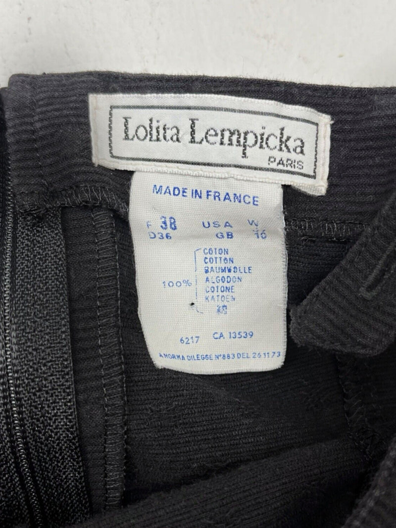 Lolita Lempicka 1990s Lattice Mini Dress