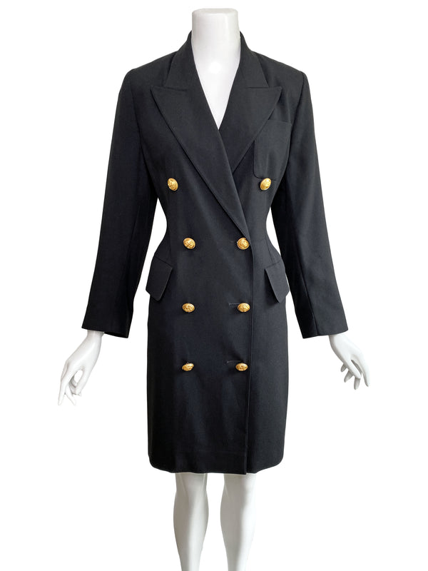 Lolita Lempicka 1990s Backless Blazer Dress