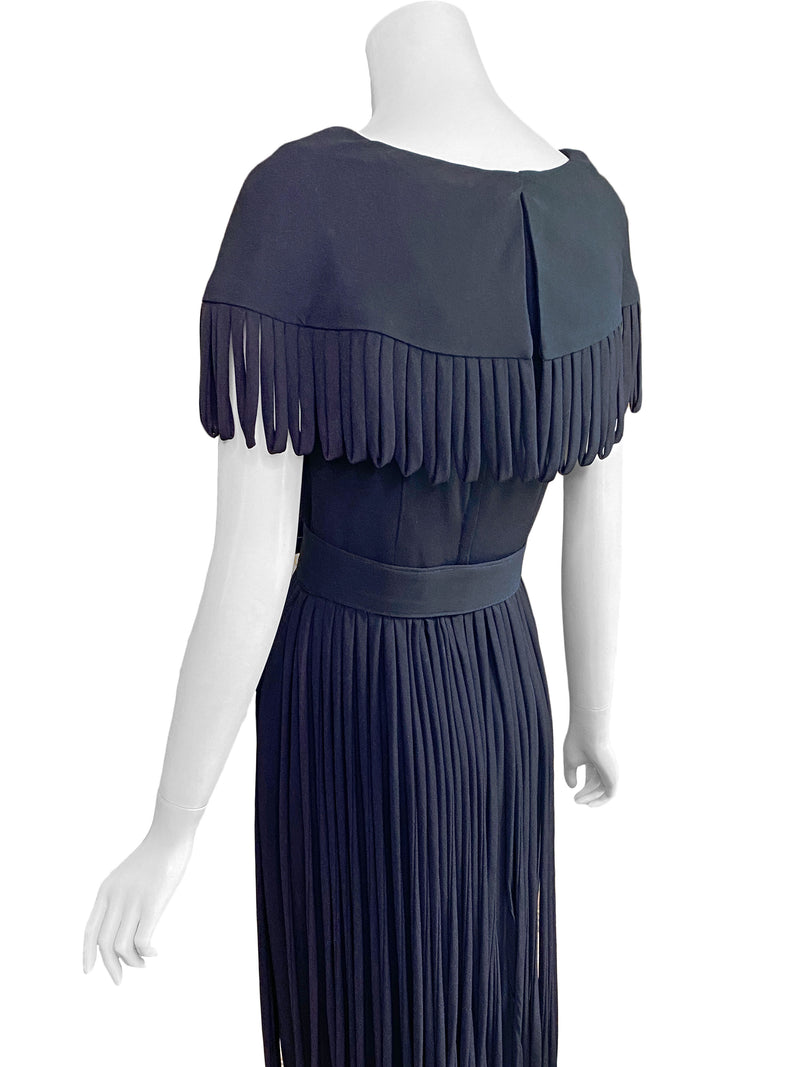 Anita Modes 1950s Loop Fringe Dress