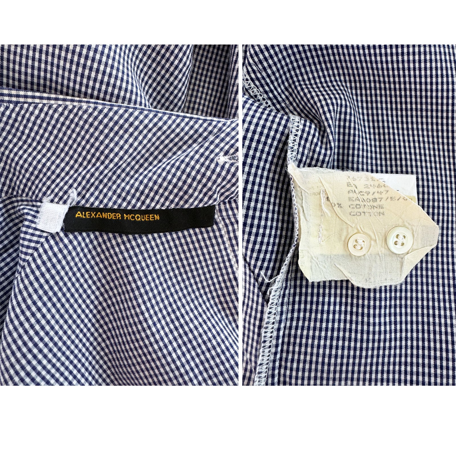 Alexander McQueen 1990s Backwards Shirt – Sweet Disorder Vintage