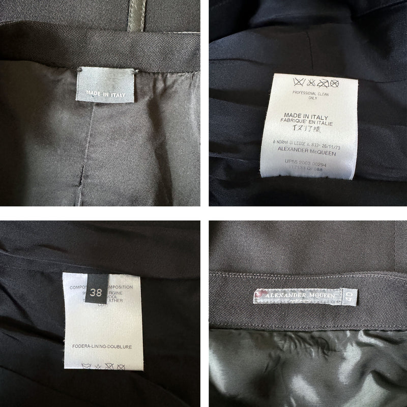 Alexander McQueen A/W 2003 'Scanners' Trouser Suit
