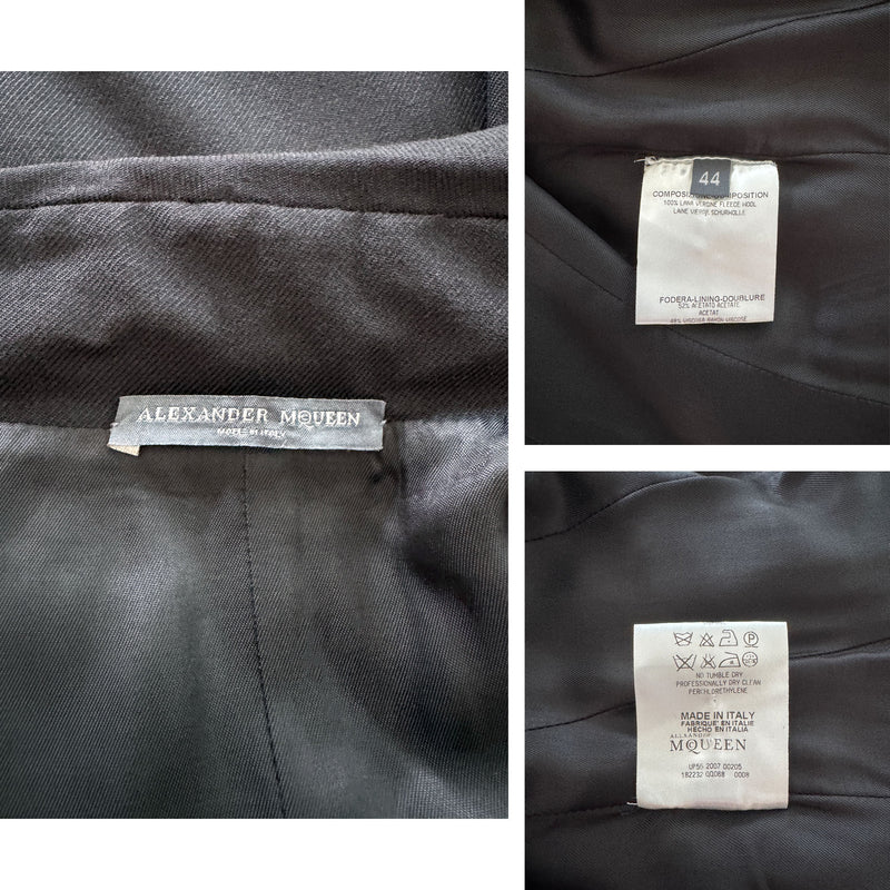 Alexander McQueen 2007 Black Origami Shirt Dress