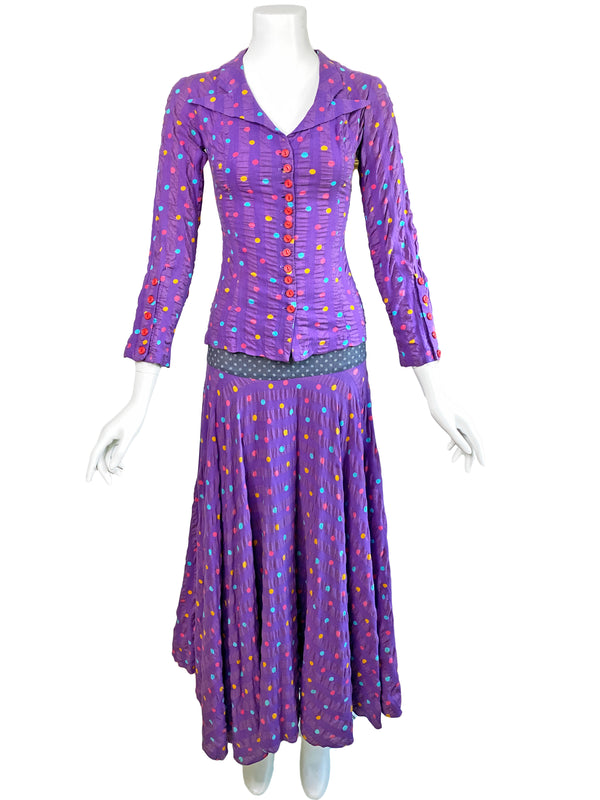 Maudie Moon 1970s Maxi Dress Set