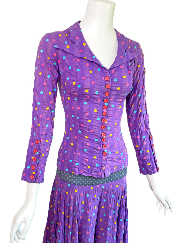 Maudie Moon 1970s Maxi Dress Set