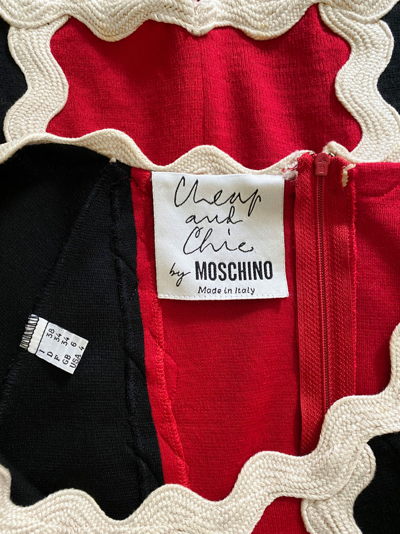 Moschino Cheap and Chic A/W 1991 Mini Dress