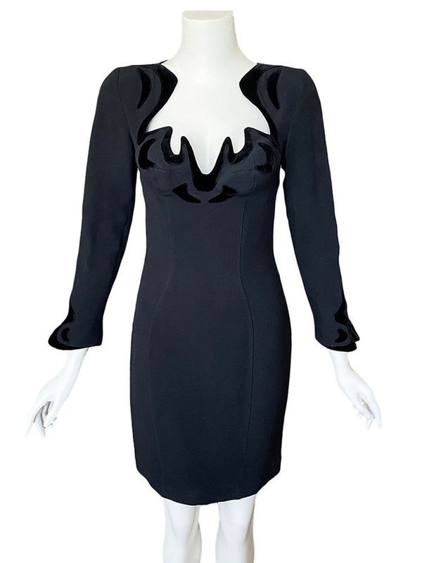 Thierry Mugler 1980s Wiggle Dress