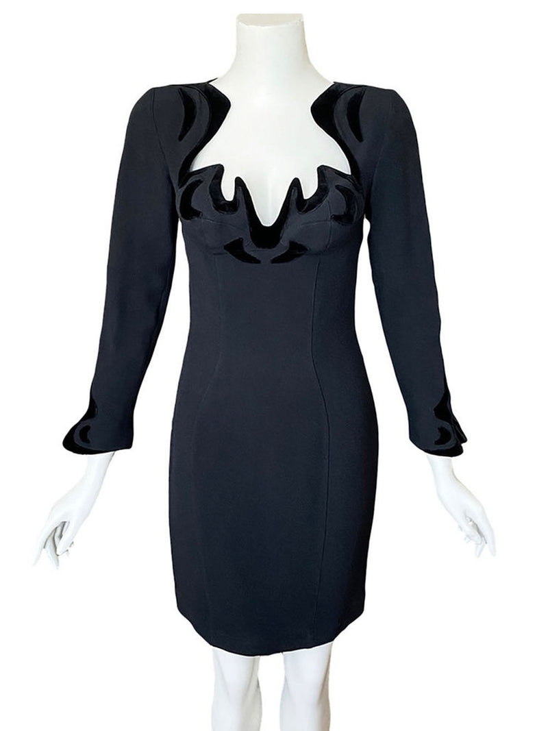 Thierry Mugler 1980s Wiggle Dress