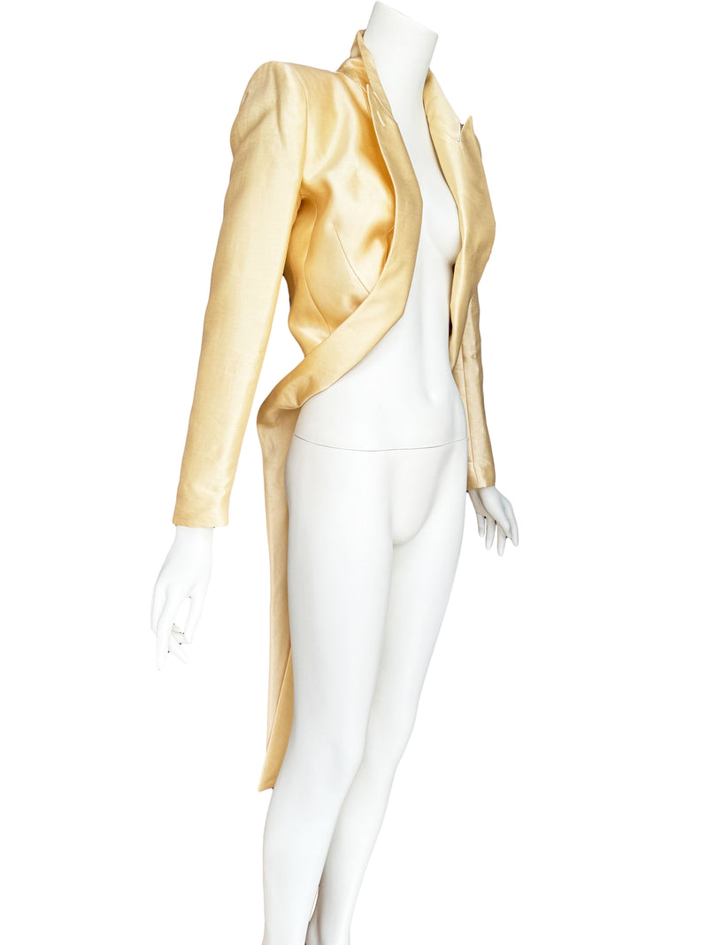 Alexander McQueen Spring 1999 'No. 13' Gold Jacket