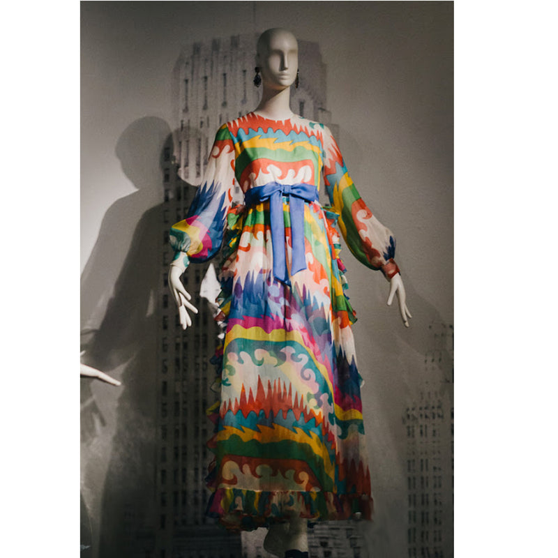 Oscar De La Renta Fall 1969 Silk Jumpsuit