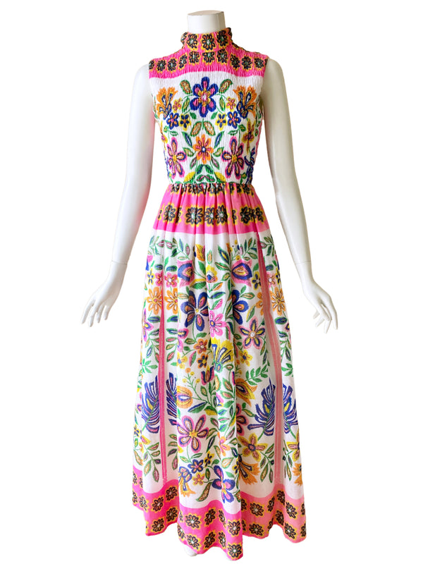 Peck & Peck 1960s Maxi Dress