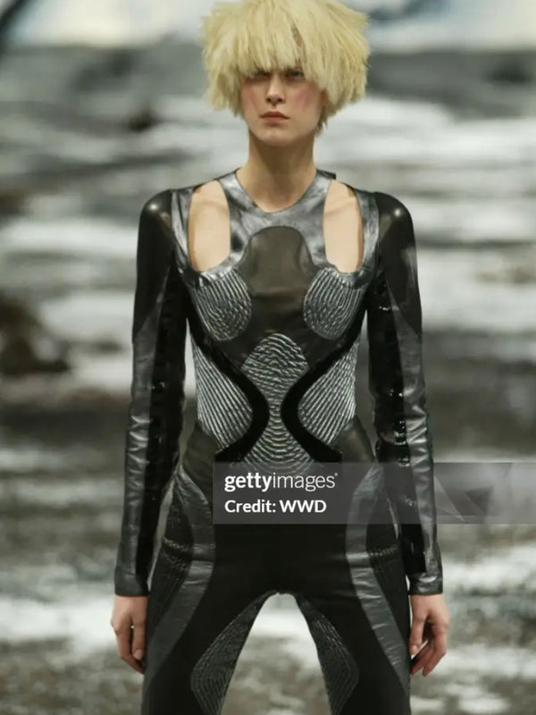 Alexander McQueen 2003 'Scanners' Collection Skirt Suit