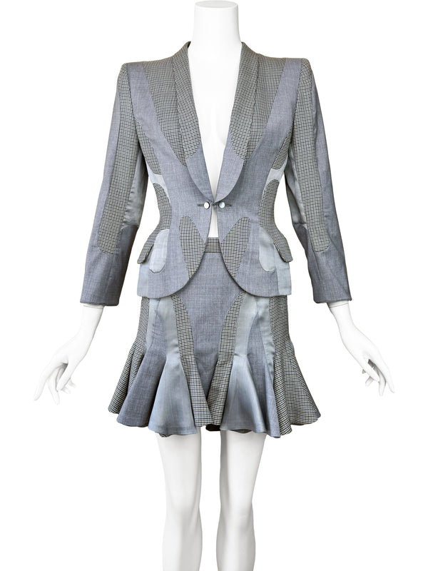 Alexander McQueen 2003 'Scanners' Collection Skirt Suit