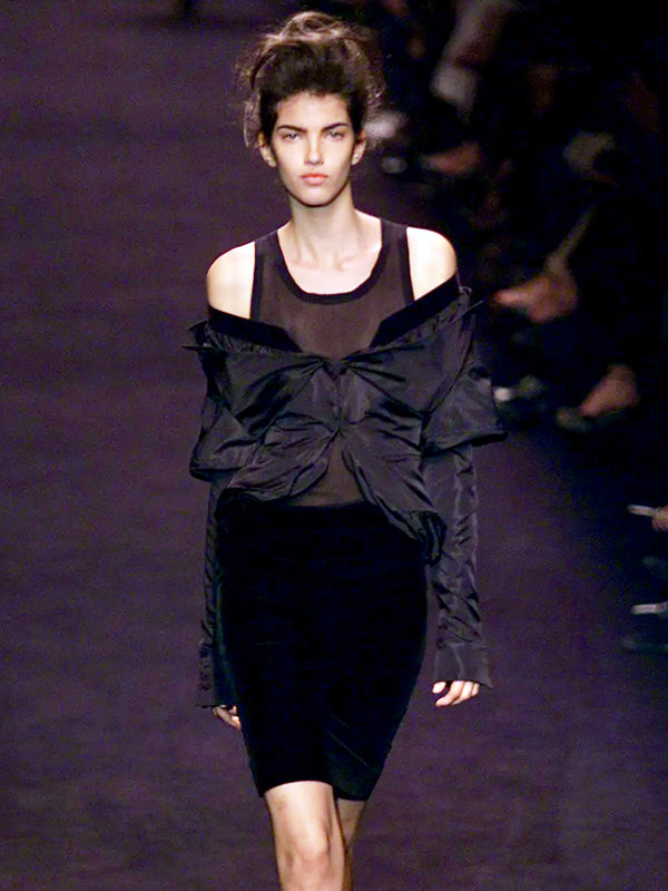 Tom Ford for Yves Saint Laurent A/W 2002 Runway Silk Skirt Suit