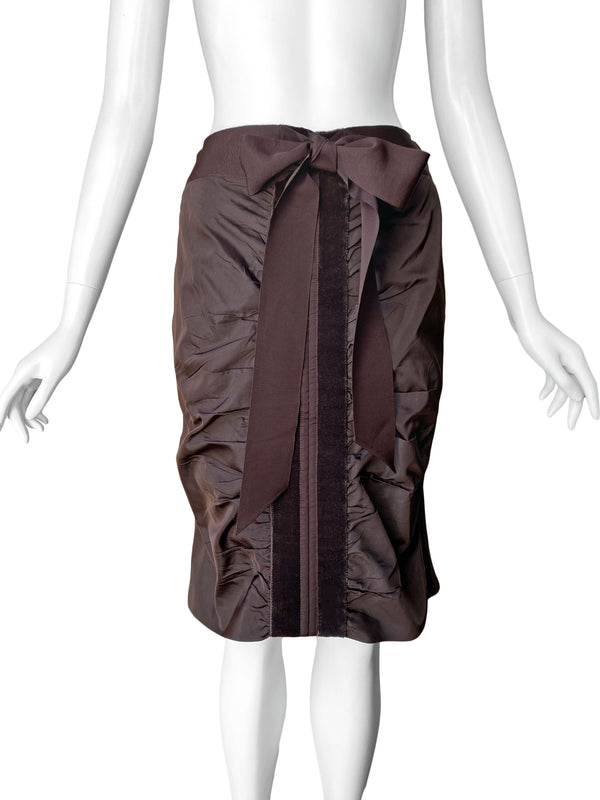 Tom Ford for Yves Saint Laurent A/W 2002 Runway Silk Skirt