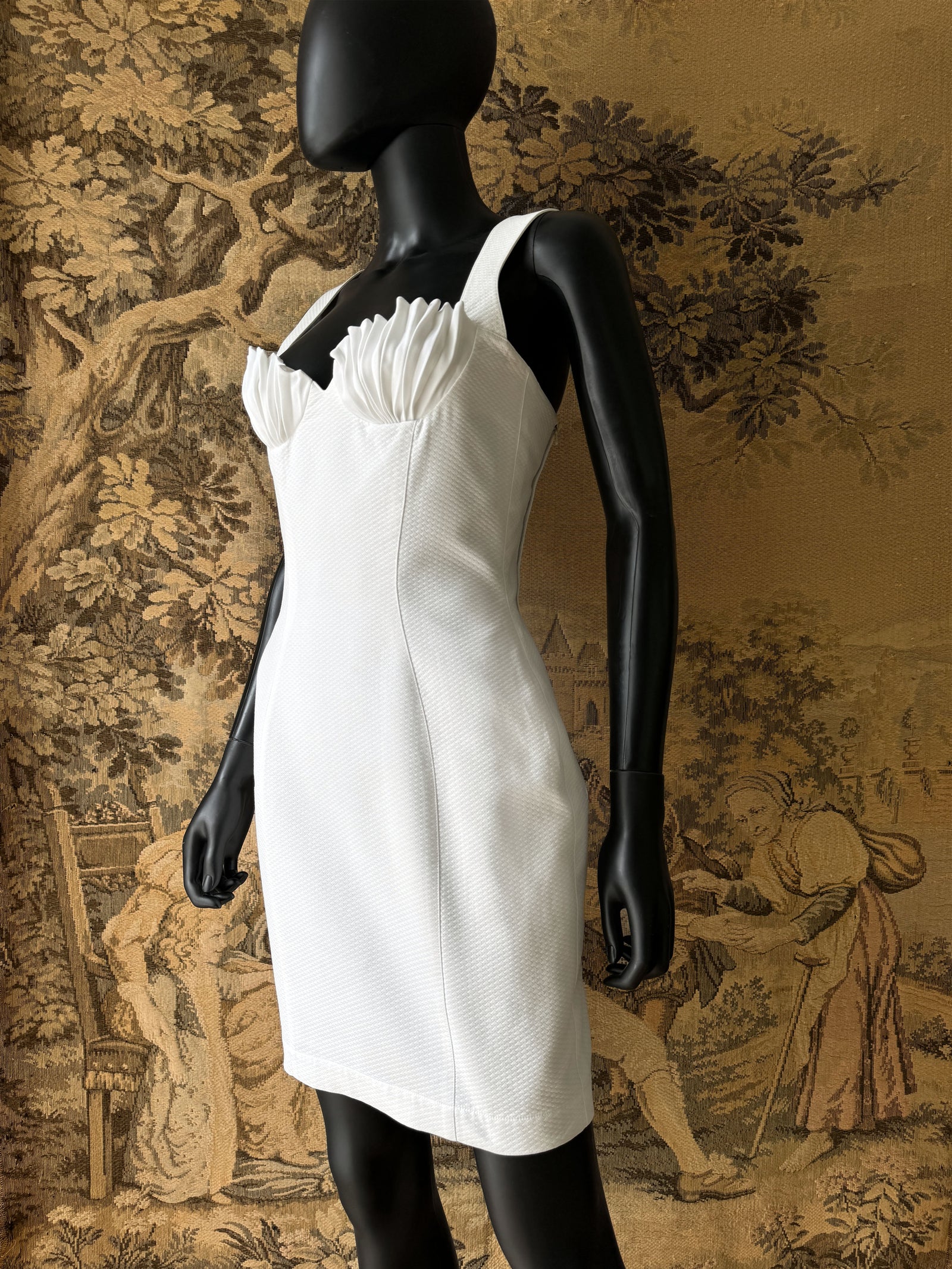 Thierry Mugler Spring 1994 Goddess Mini Dress Sweet Disorder Vintage Thierry Mugler Spring 1994 Goddess Mini Dress Sweet Disorder Vintage