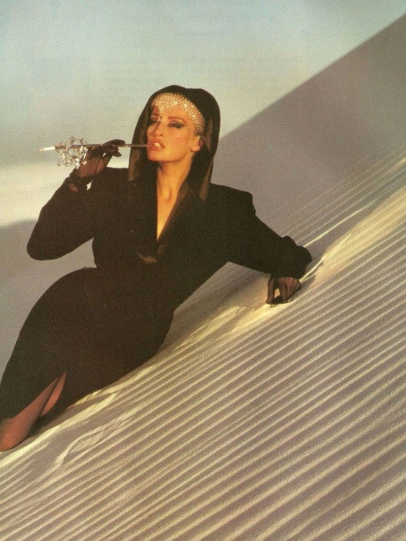 Thierry Mugler Paris A/W 1991 Hooded Dress