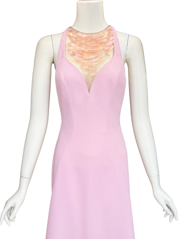 Thierry Mugler Couture 1990s Embellished Maxi Dress