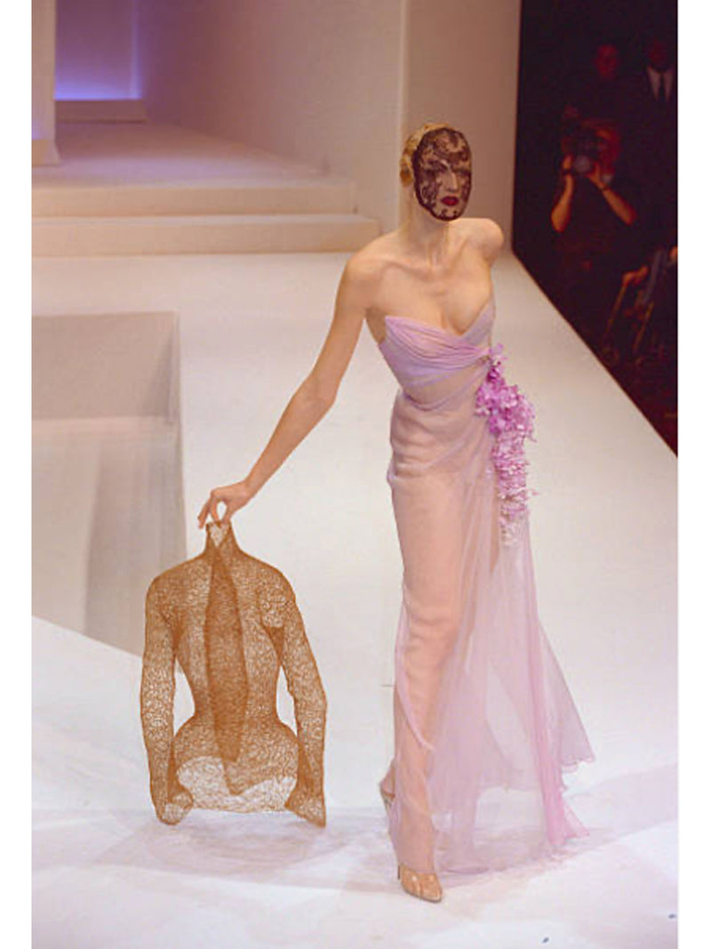 Thierry Mugler Couture 1990s Embellished Maxi Dress