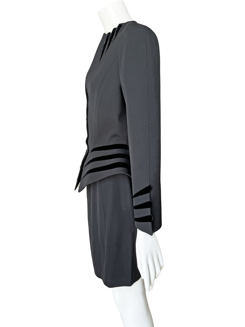 Thierry Mugler Paris A/W 1990 Skirt Suit