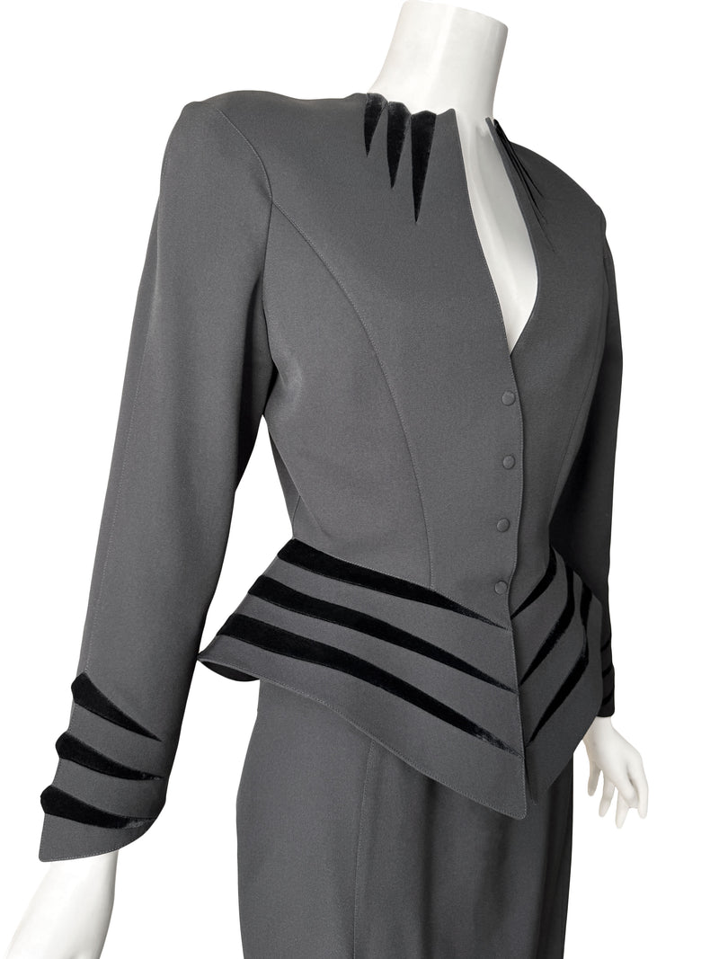 Thierry Mugler Paris A/W 1990 Skirt Suit