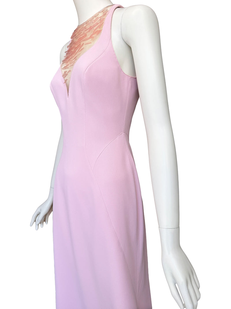 Thierry Mugler Couture 1990s Embellished Maxi Dress