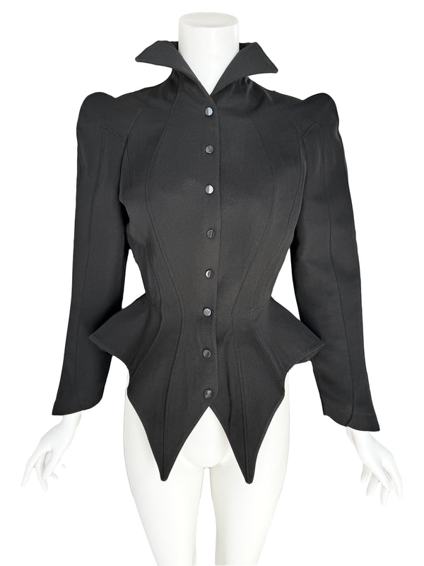 Thierry Mugler A/W 1988 'Les Infernales' Collection Tailleur Vampire Jacket