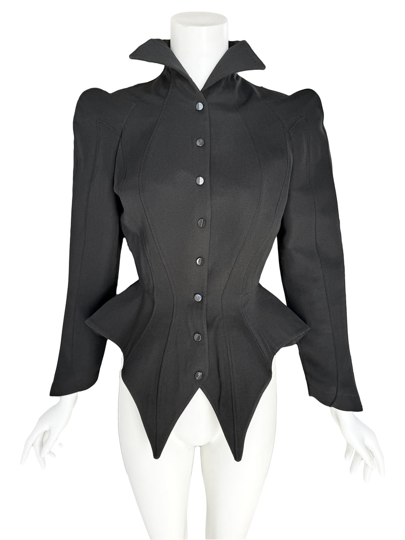 Thierry Mugler A/W 1988 'Les Infernales' Collection Tailleur Vampire Jacket