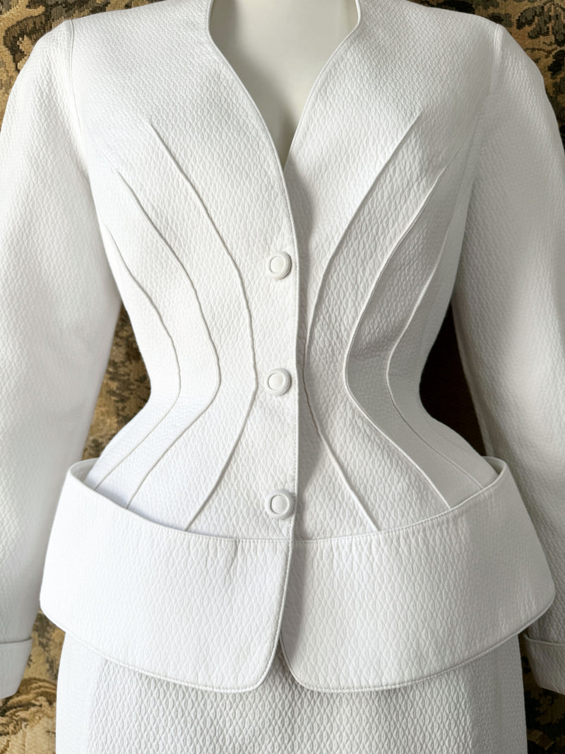 Thierry Mugler Spring 1996 Skirt Suit