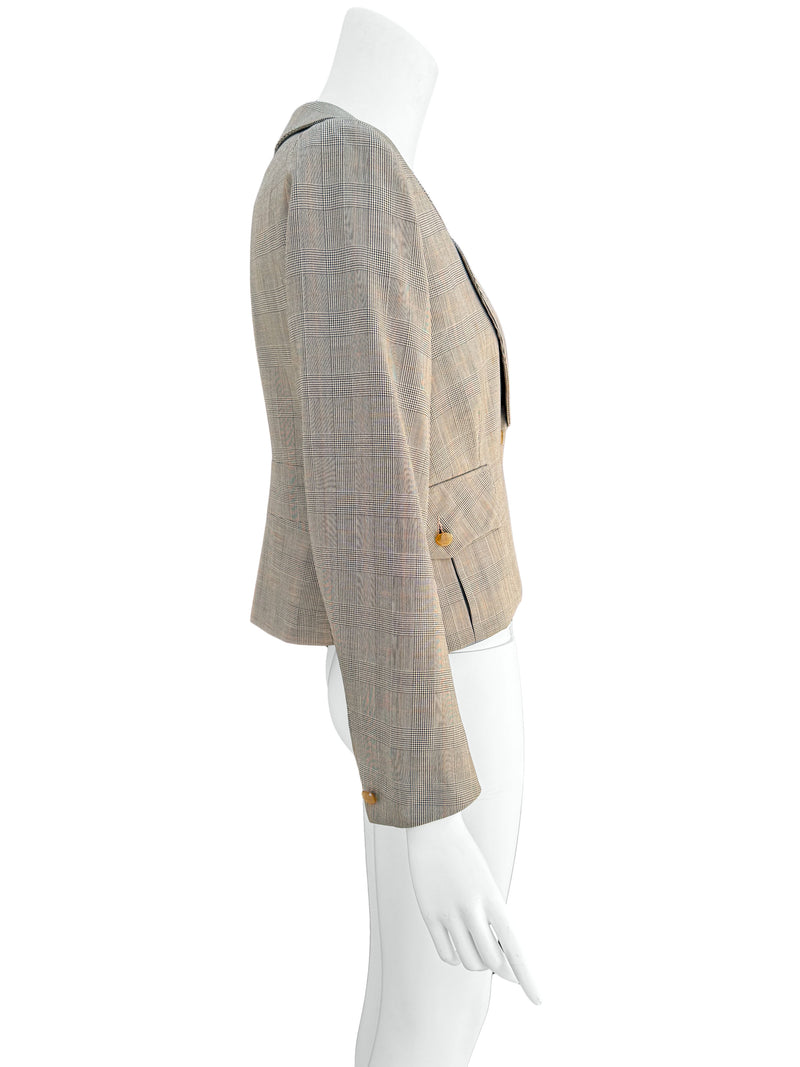 Vivienne Westwood 1980s Love Jacket Harris Tweed Collection A/W 1987