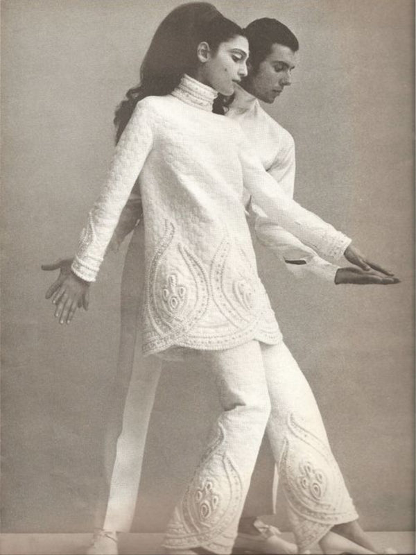 Valentino Couture Embellished Mini Dress Circa 1968