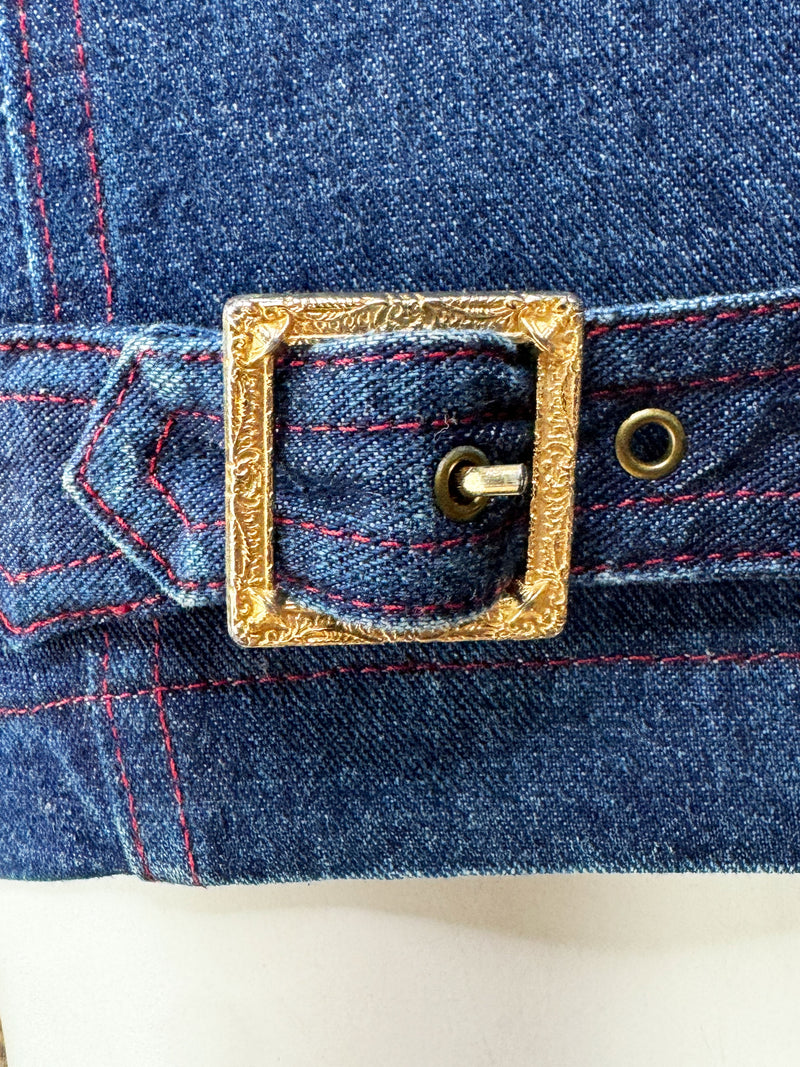 Vivienne Westwood Red Label 1990s Denim Corset Top