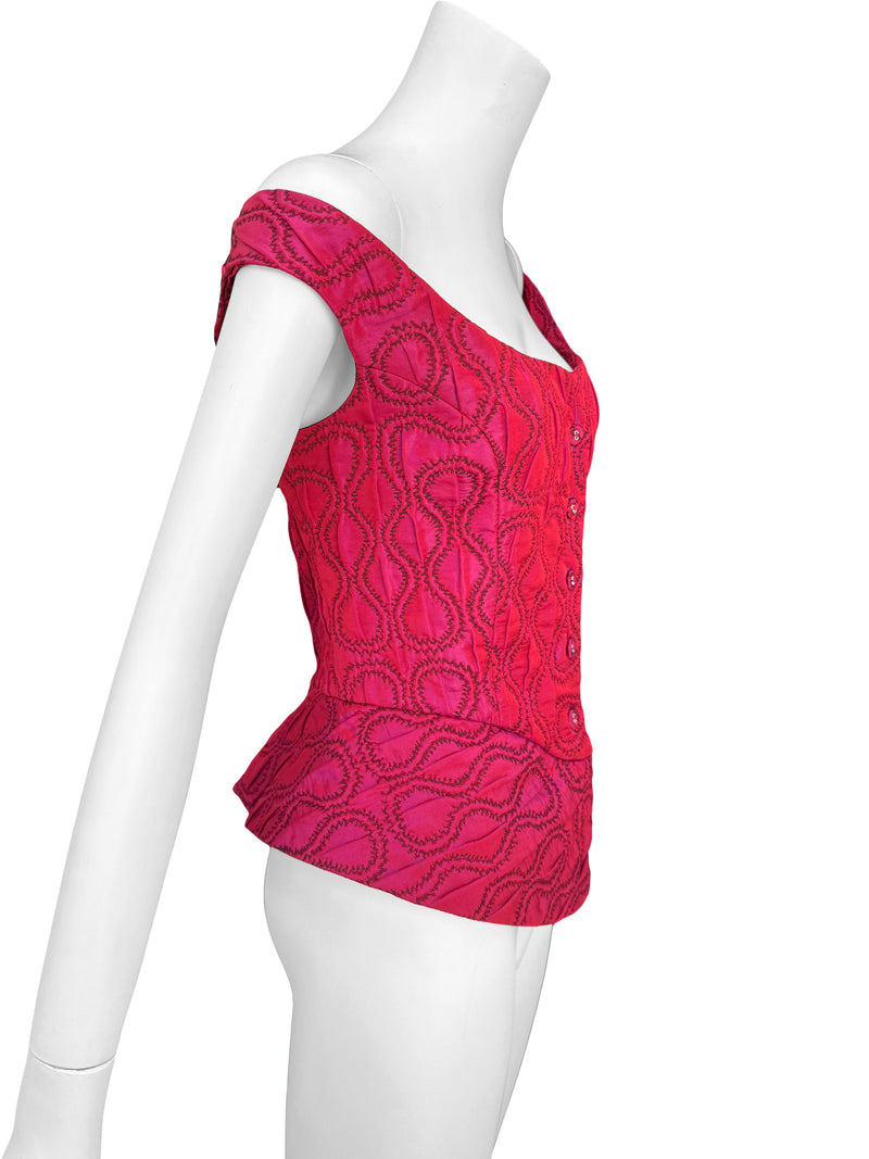 Vivienne Westwood Squiggle Corset Top