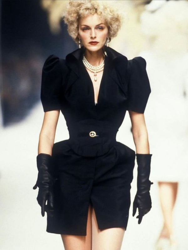 Vivienne Westwood S/S 1995 'Erotic Zones' Black Shirt Dress