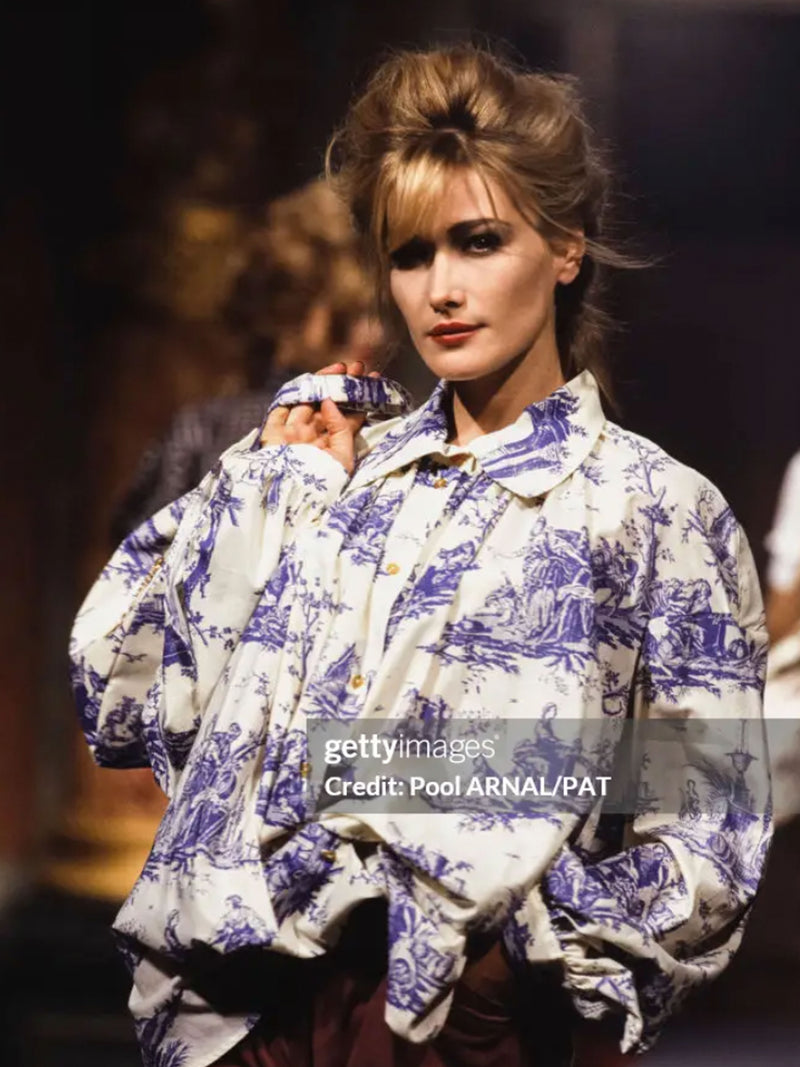 Vivienne Westwood Spring 1996 'Les Femmes' Toile Print Dress