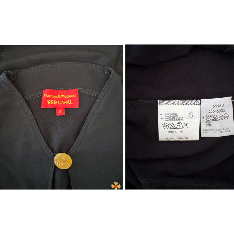 Vivienne Westwood 1990s Black Cutout Dress