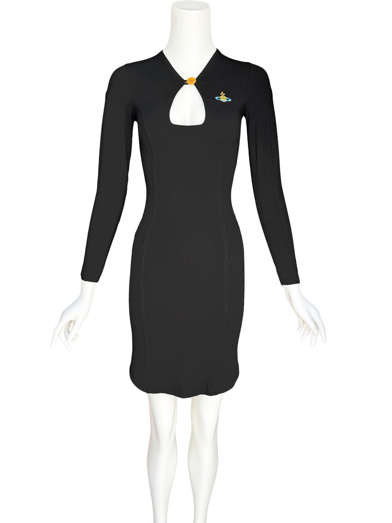 Vivienne Westwood 1990s Black Cutout Dress