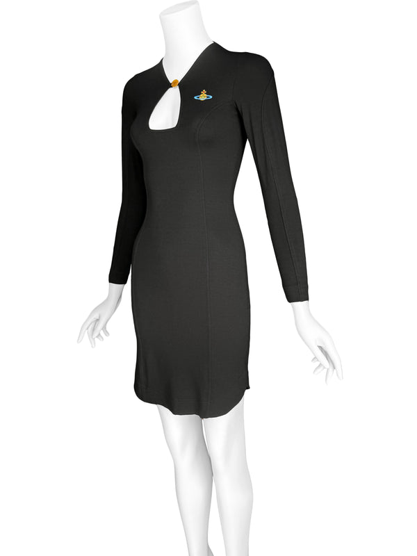 Vivienne Westwood 1990s Black Cutout Dress