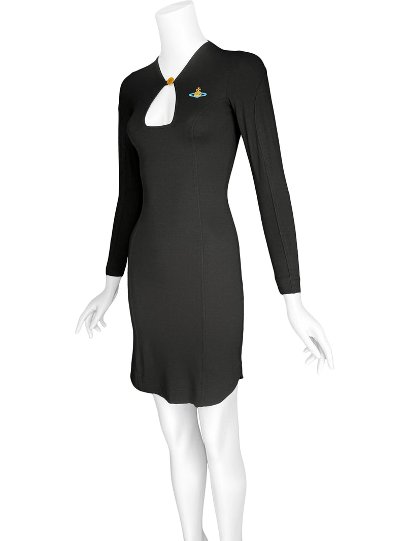Vivienne Westwood 1990s Black Cutout Dress