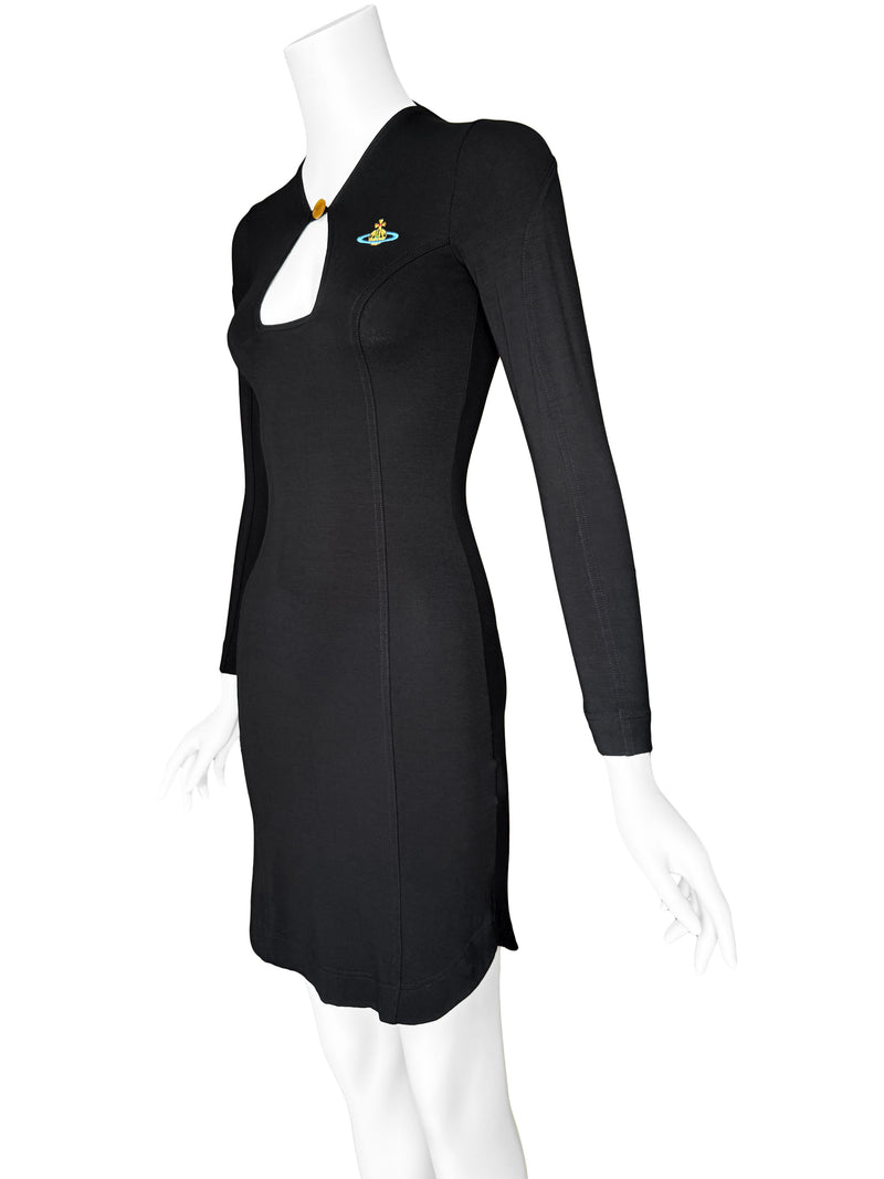 Vivienne Westwood 1990s Black Cutout Dress