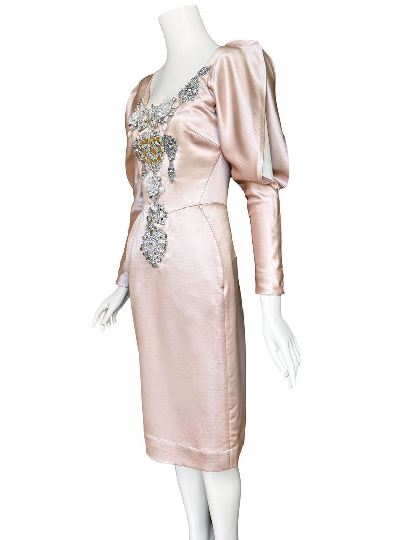 Vivienne Westwood Spring 2013 Embellished Satin Dress