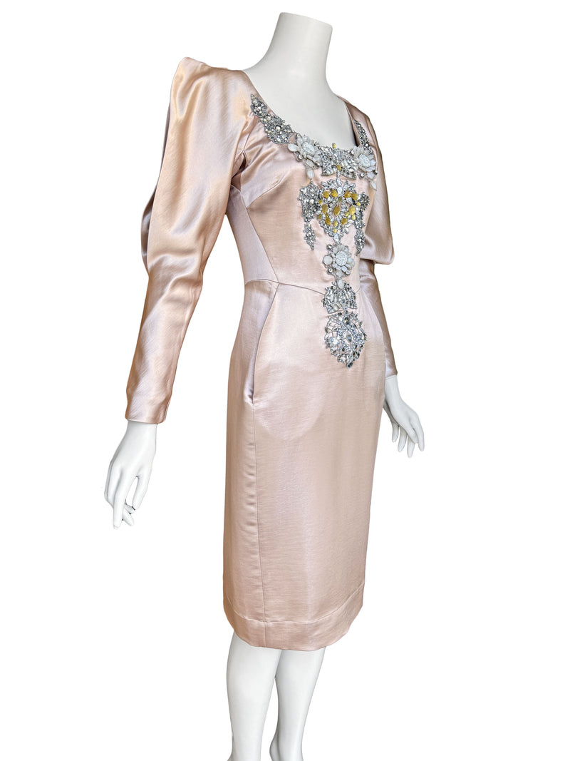 Vivienne Westwood Spring 2013 Embellished Satin Dress