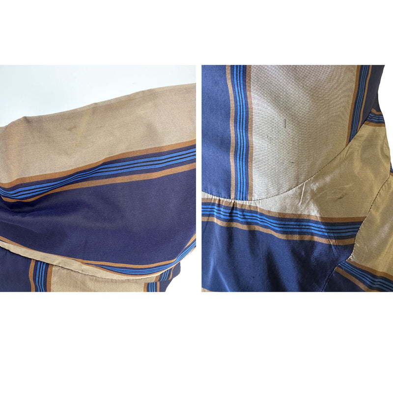 Vivienne Westwood S/S 1998 'Tied To the Mast'  Striped Taffeta Dress