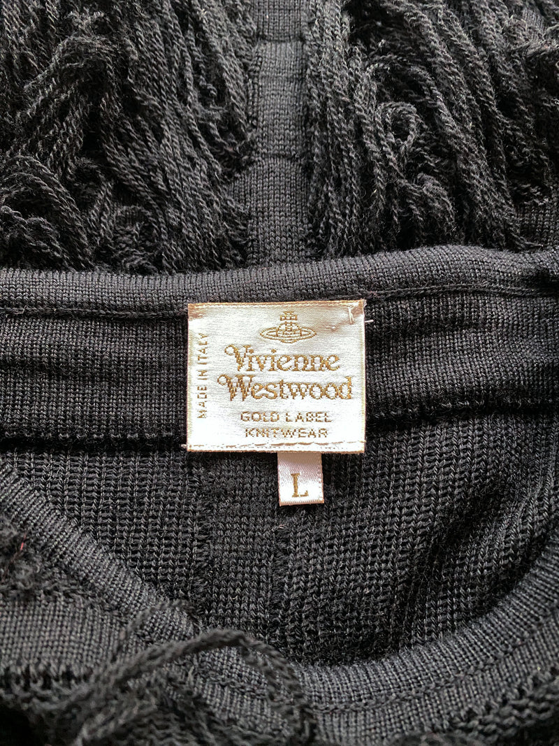 Vivienne Westwood Gold Label 2001 Black Knit Top