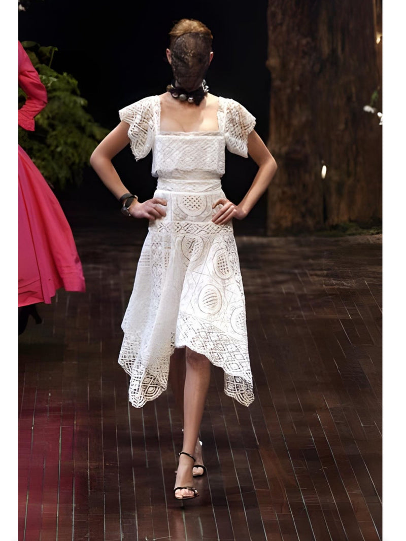 Vivienne Westwood S/S 2002 White Lace Corset Dress – Sweet Disorder Vintage